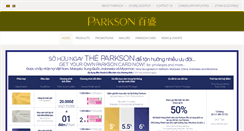 Desktop Screenshot of parkson.com.vn