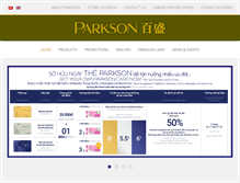 Tablet Screenshot of parkson.com.vn